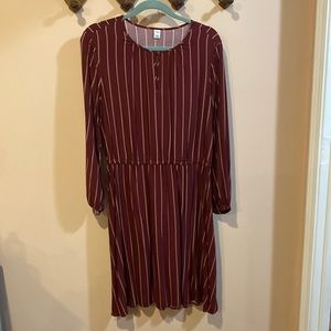Burgundy Dress